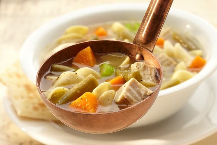 Chicken Noodle and Vegetable Soup